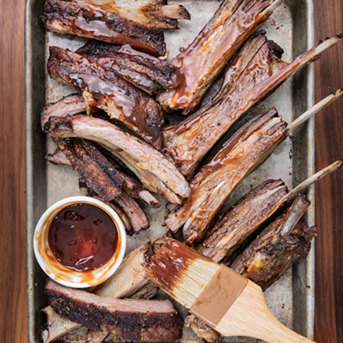 Barbecued Venison And Wild Boar Ribs